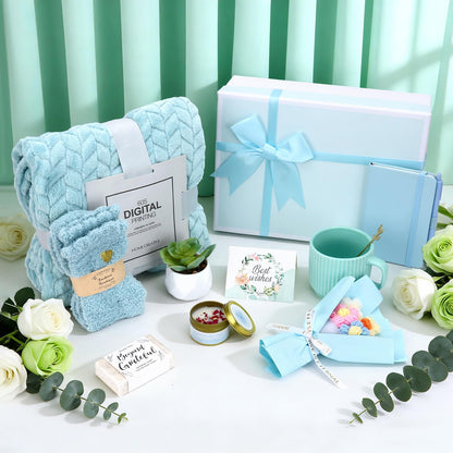 Self Care Gifts for Women Get Well Soon Gift Baskets Spa Care Gifts Set Sympathy Inspirational Thinking of You for Her Mom Wife Girlfriend Sister Friend