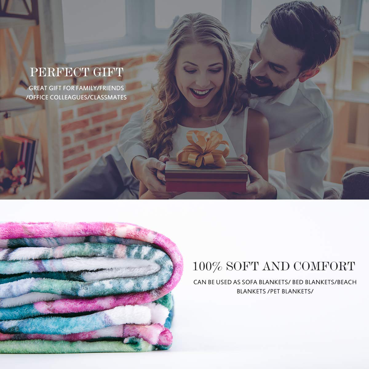 Jekeno Sympathy Gifts for Loss of Loved One, Never Left You Soft Flannel Memorial Blanket, Bereavement Gift Idea, Grief Condolences Sorry for Your Loss Gifts for Mom Grandma Grandpa Sister Friend