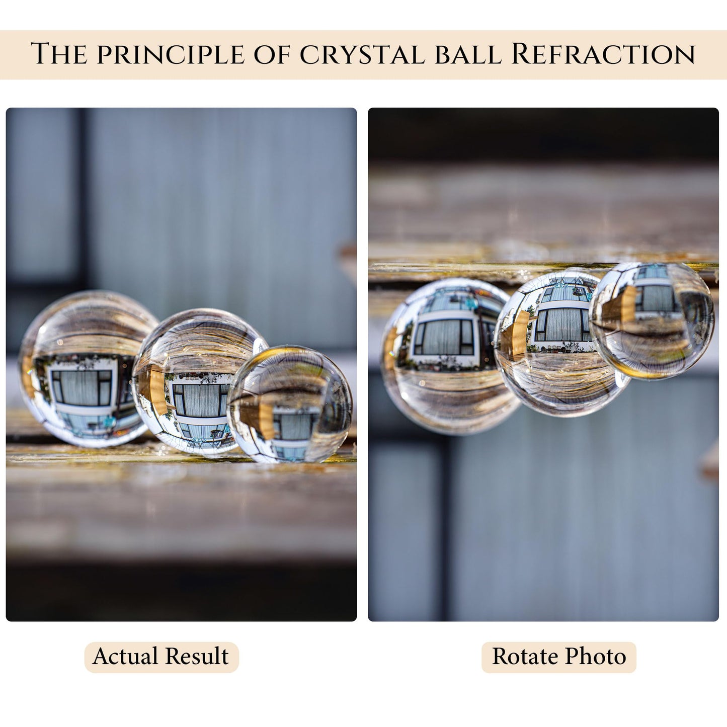 ZEERSHEE 3pcs 60/80/100mm Clear Crystal Balls with Stand Decorative Transparent Spheres Photography Prop for Magical Shots Fengshui Crystal Balls for Meditation Divination Decor