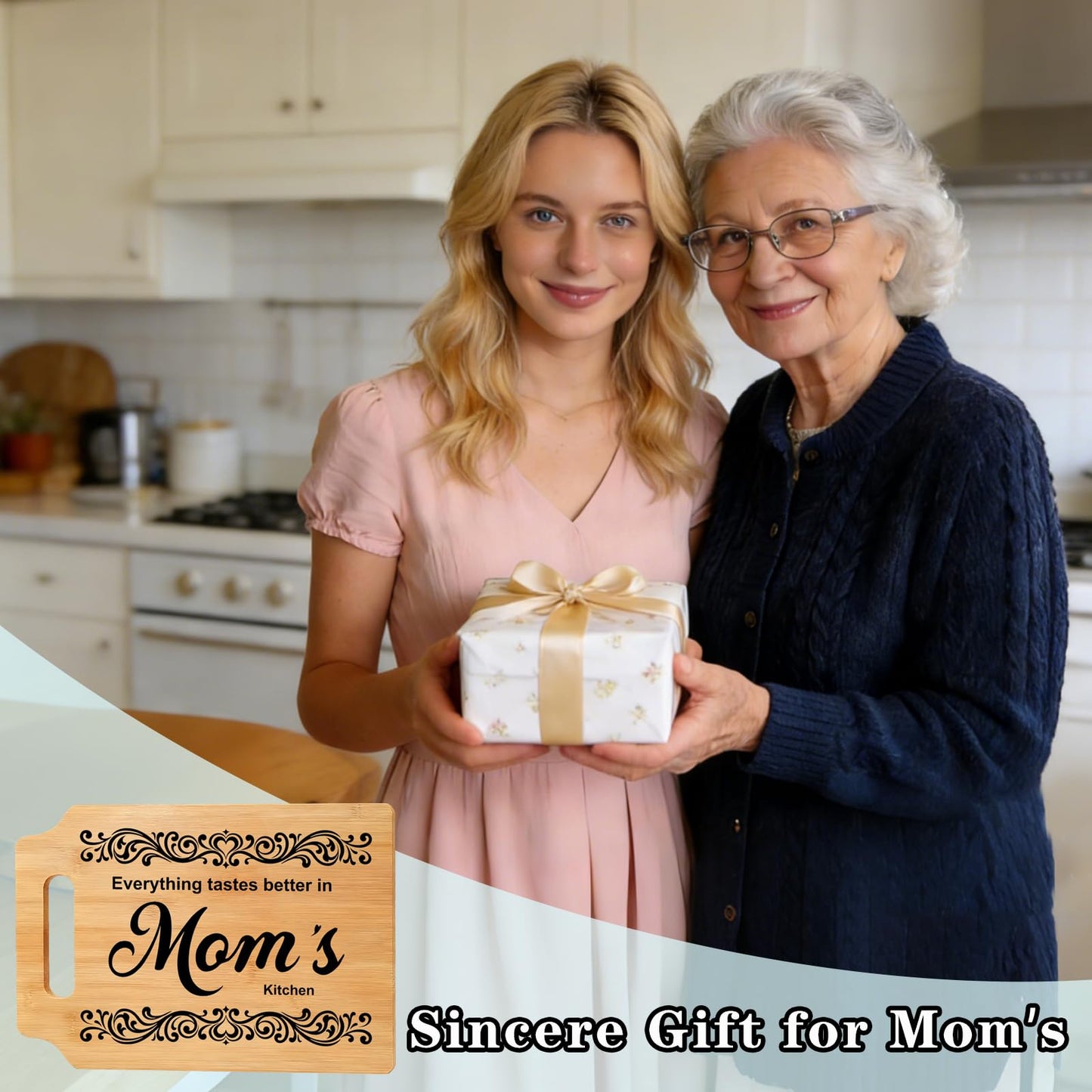 Gifts for Mom from Daughter Son - Kitchen Wall Counter Decor & Use - Unique Birthday, Mothers Day, Christmas Presents for Mom Idea