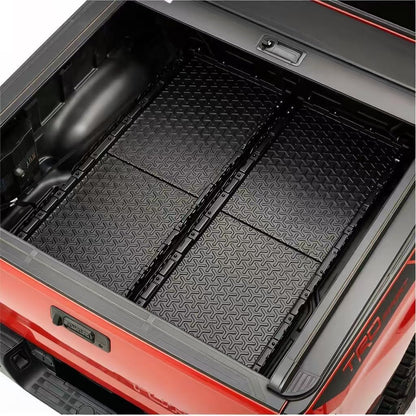 KOKSHELY Heavy-Duty Dual-Wall Sliding Truck Bed Cargo Tray with Wheels, Truck Bed Slide-Out Truck Bed Cargo Tray for Long Beds, Truck Bed Organizer Tray, Fits Most Full-Size Pickups