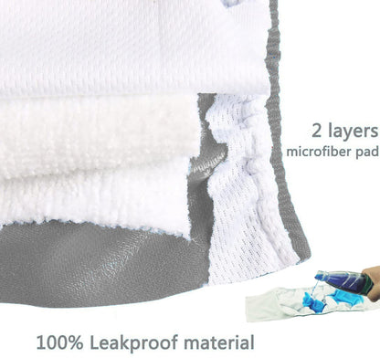 LeerKing Leakproof Dog Diapers 3 Pack Reusable Male Dog Belly Bands Nappies for Incontinence,L