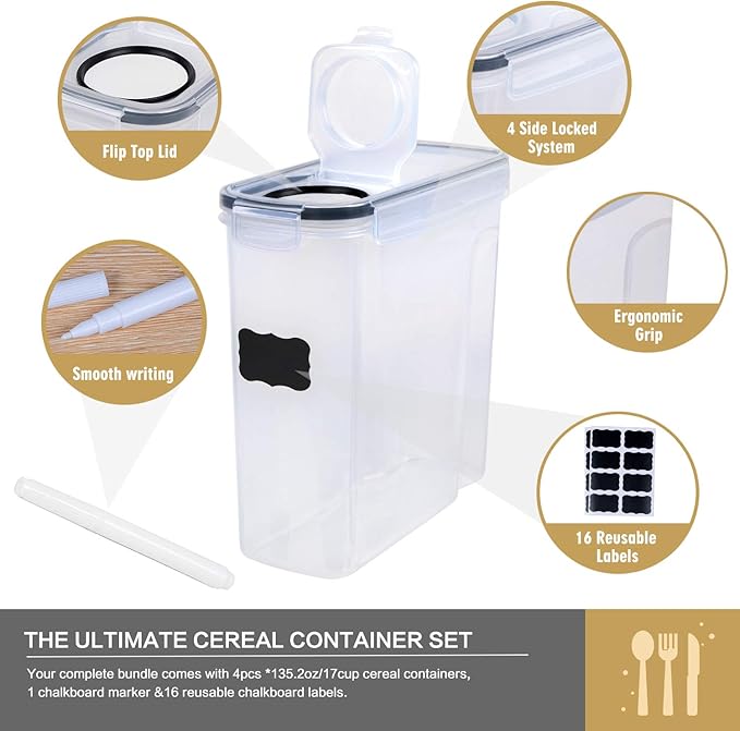 Cereal Containers Storage Set