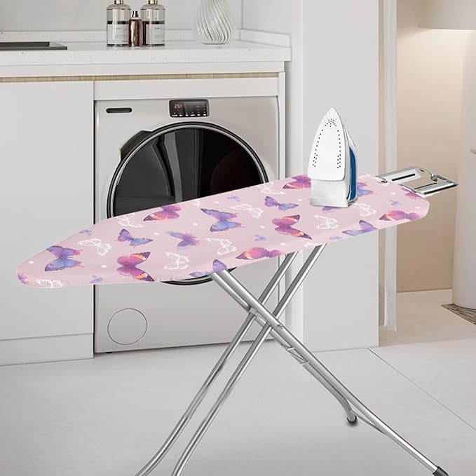 Butterfly Design Ironing Board Cover Soft Fabric Cover Heat-Reflective Scorch