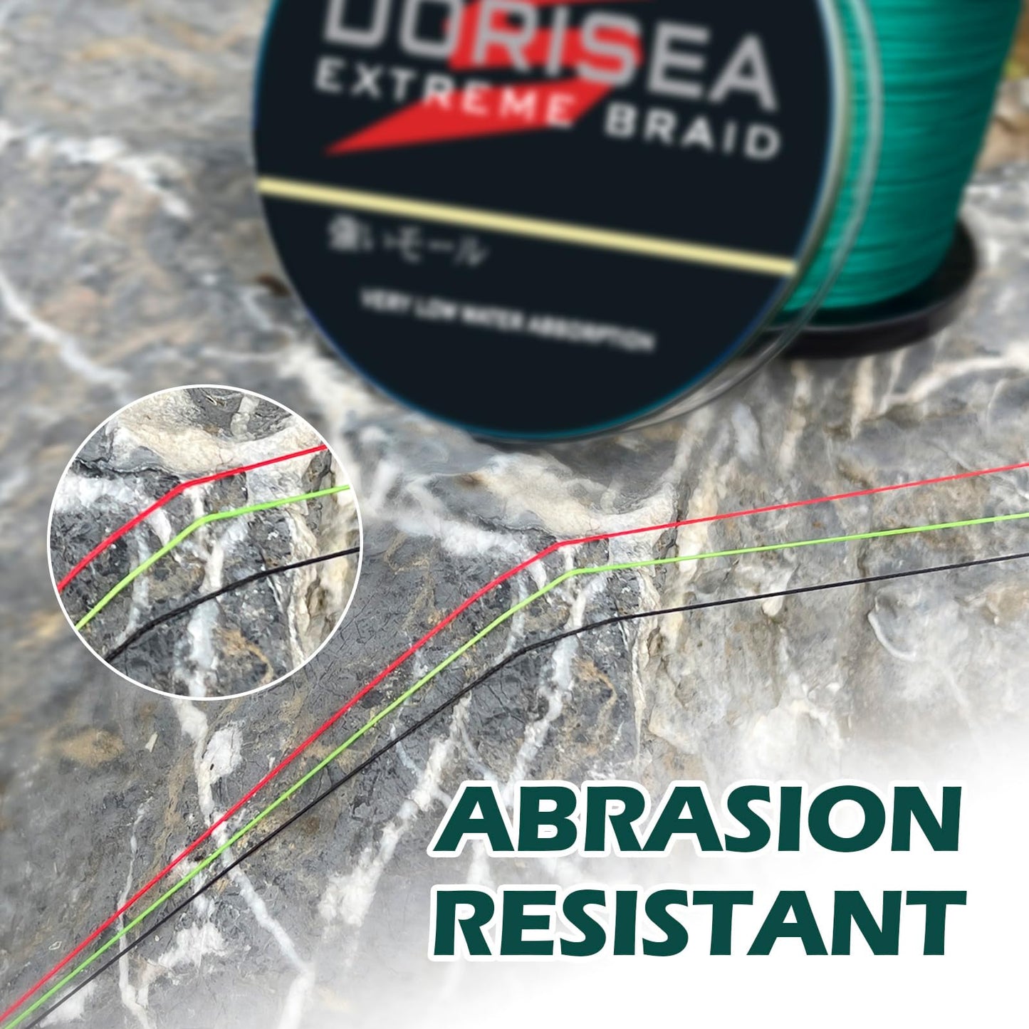 Dorisea Extreme Braid 100% Pe White Braided Fishing Line 109Yards-2187Yards 6-550Lb Test Fishing Wire Fishing String Incredible Superline Zero Stretch (2000m/2187Yards 200lb/0.75mm(8Strands))