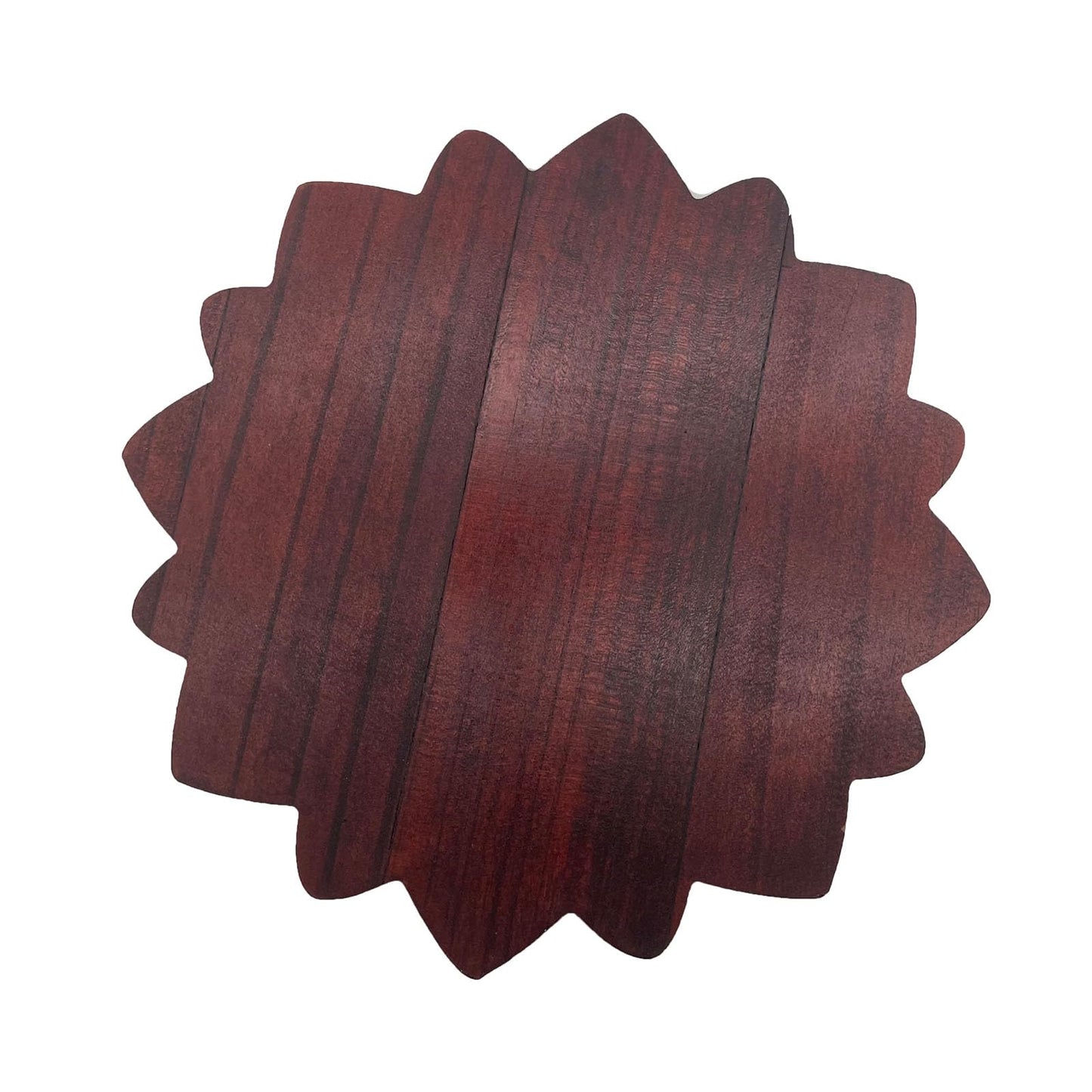ZHU YU CHUN 1 PC Lotus Crystal Decorated Wooden Tray Mandala Crystal Holder Stone Tray Wooden Jewelry Board Shelf Healing Organizer