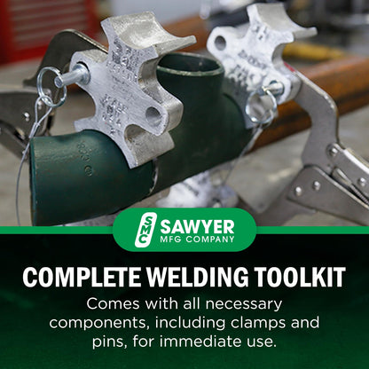 Welders 3rd Hand – Portable Pipe Welding Clamp & Alignment Tool for Butt Welds – Versatile Pipe Fitting Clamp, Welding Pliers, Vise Clamps, Pipefitter Tools – Lightweight Multifunction Tool by Sawyer
