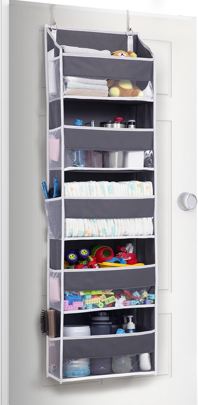 ULG 1 Pack Compact Size Over Door Organizer Slim Door Storage
