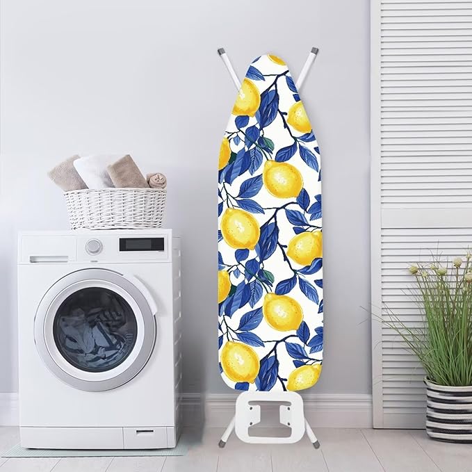 Cute Lemon Ironing Board Cover Soft Fabric Cover Standard Size Scorch Stain