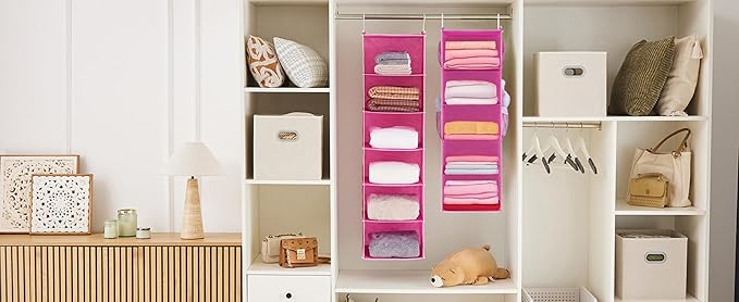 MAX Houser 5-Shelf Hanging Closet Organizer, Hanging Storage Shelves