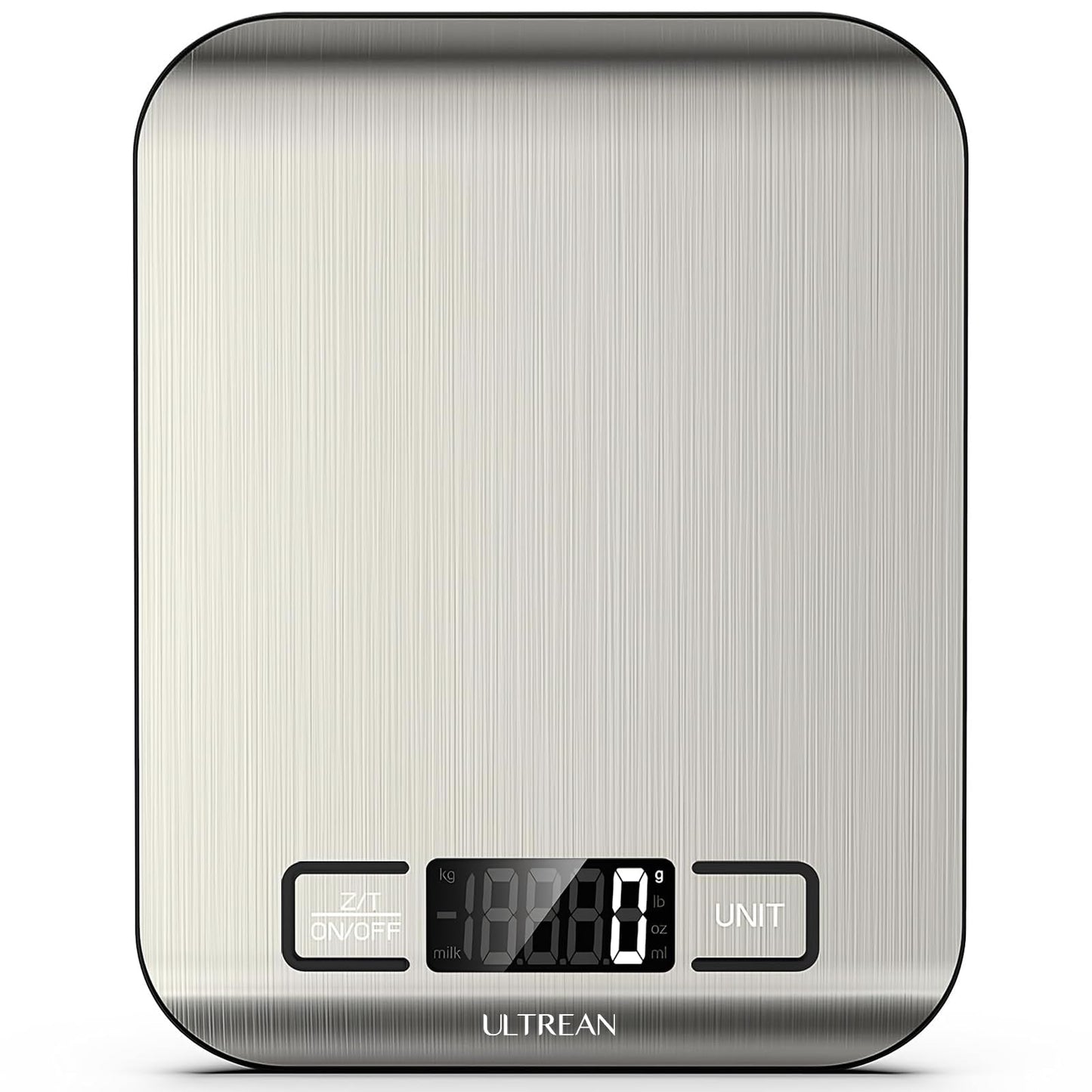 Ultrean Food Scale, Digital Kitchen Scale Weight Grams and Ounces for Baking Cooking and Meal Prep, 6 Units with Tare Function, 11lb (Batteries Included)
