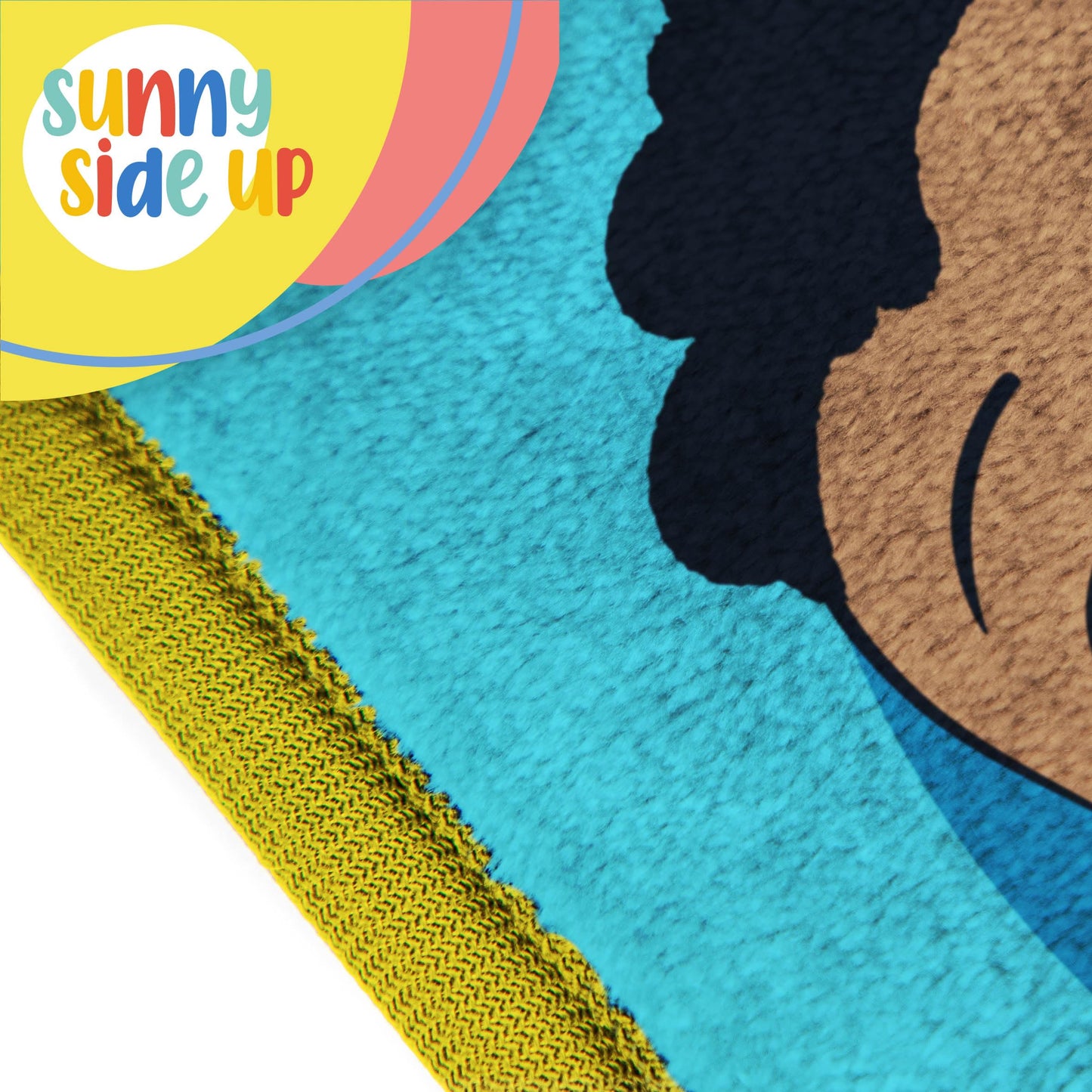 Sunny Side Up CoComelon Plush Throw Blanket - Measures 46 x 60 Inches - Super Soft & Cozy Fleece Kids Bedding