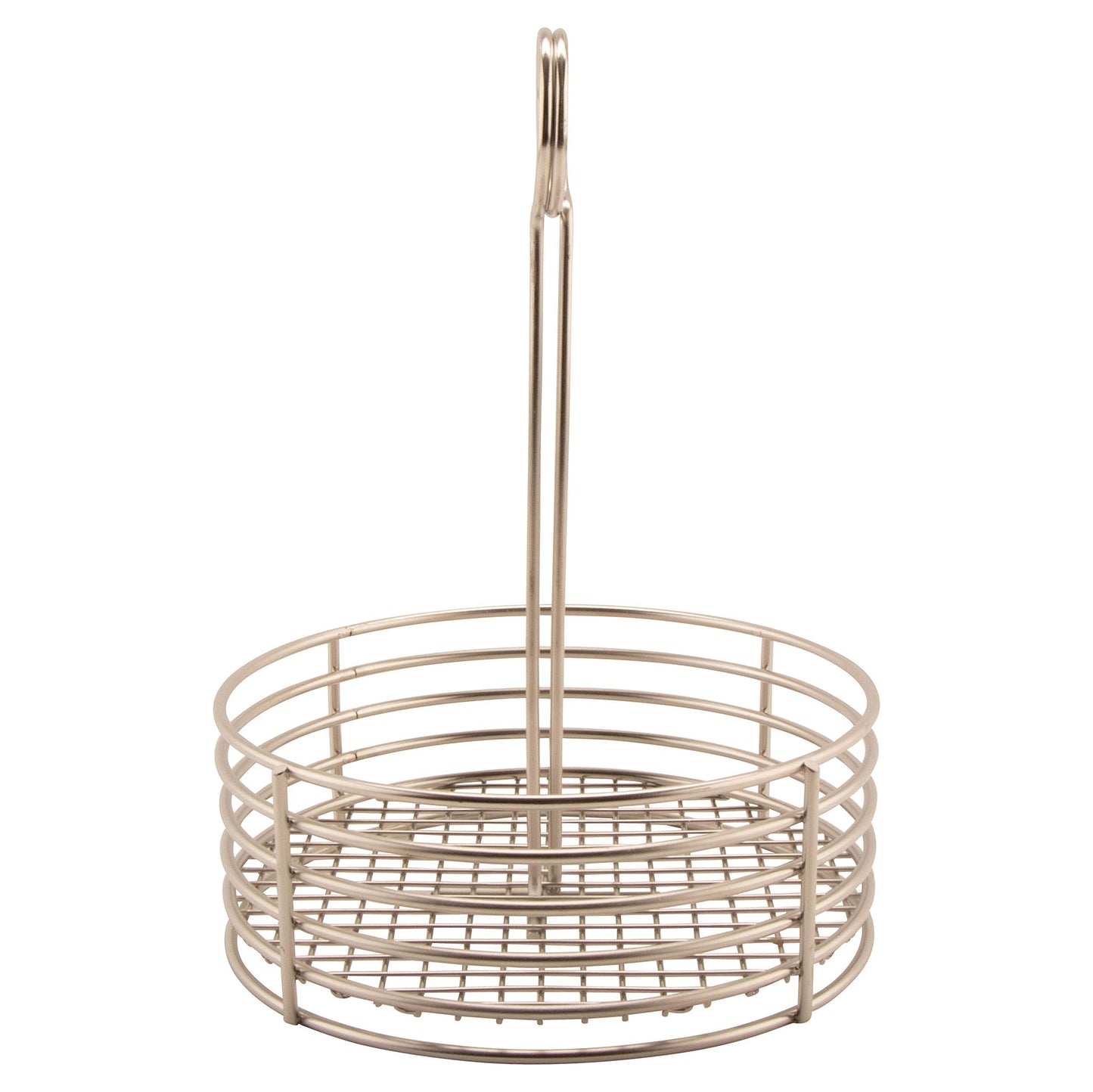 G.E.T. Enterprises Stainless Steel Round Stainless Steel Condiment Caddy Stainless Steel Table Caddies Collection 4-81866 (Case of 12)
