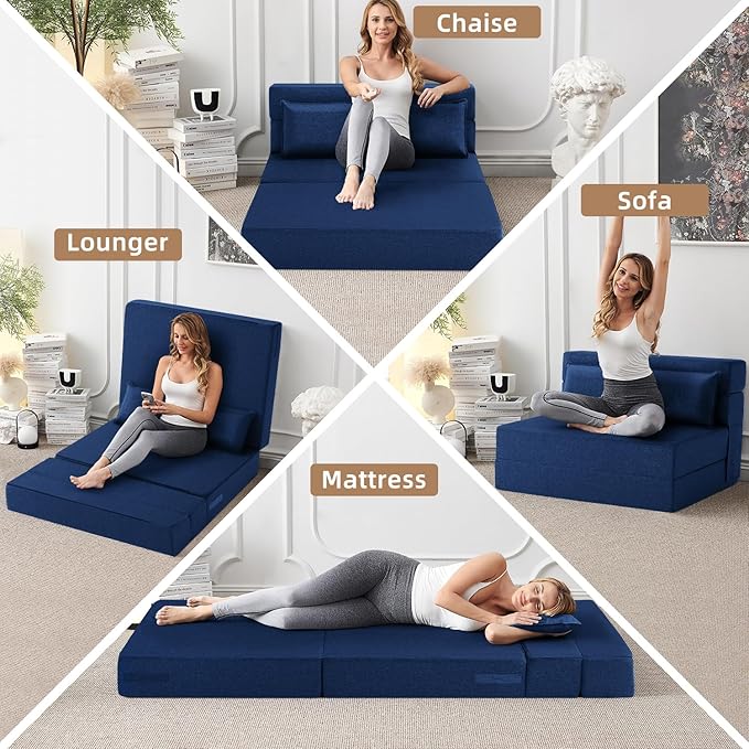 FILUXE Folding Sofa Bed | Convertible Sleeper Chair Bed