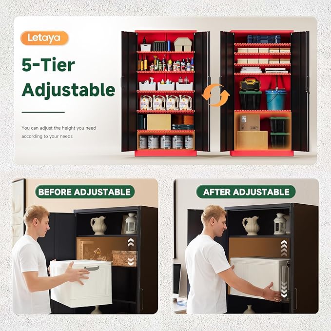 Letaya Metal Garage Storage Cabinets