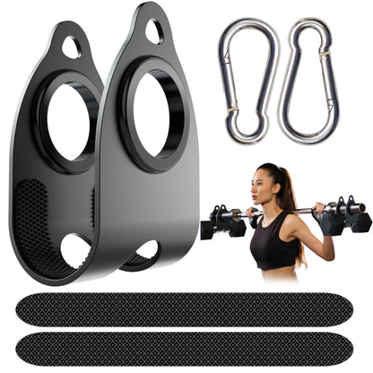 HOOJAKU U Barbell Adapter, Quick Release Steel Gym Connector, Dumbbell to Barbell Converter, Landmine & T Bar Row Attachment for 2 Inch Olympic Bar, Multi‑Purpose Weightlifting Accessory for Home Gym