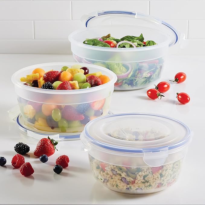 LocknLock Easy Essentials Food Storage lids/Airtight containers/Stackable