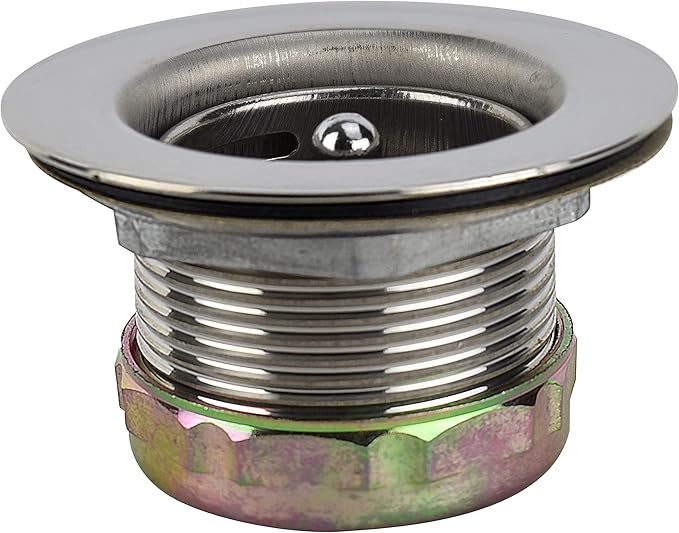 Plumb Pak 878PC Keeney Stainless Steel Junior Duo Bar Sink Strainer