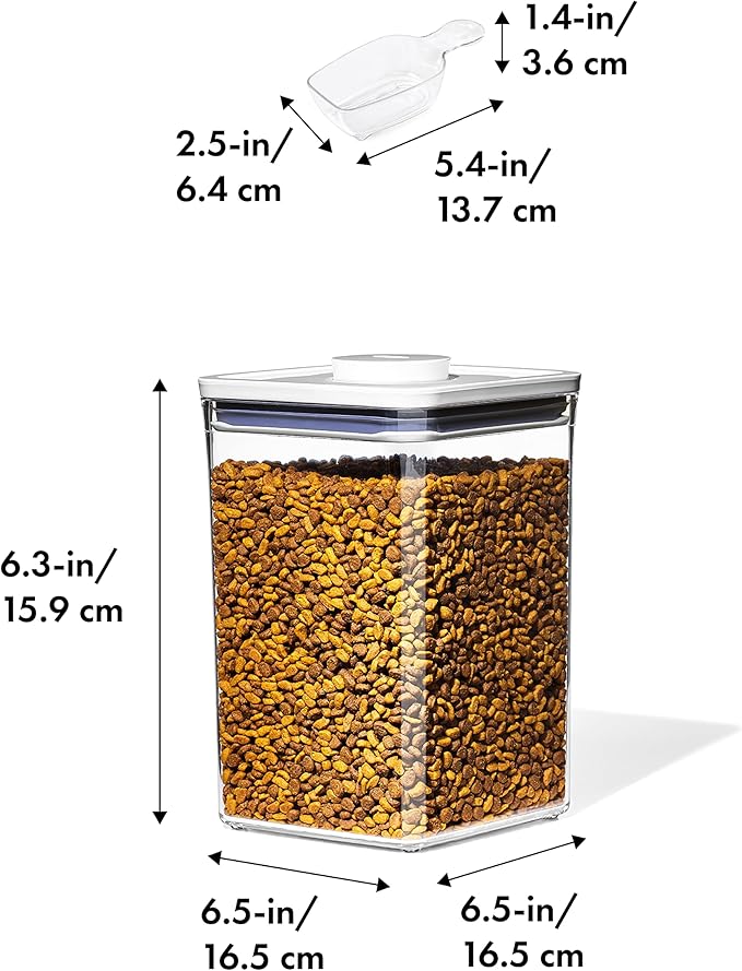 OXO Good Grips Pet POP Container – 4.4 Qt/4.2 L