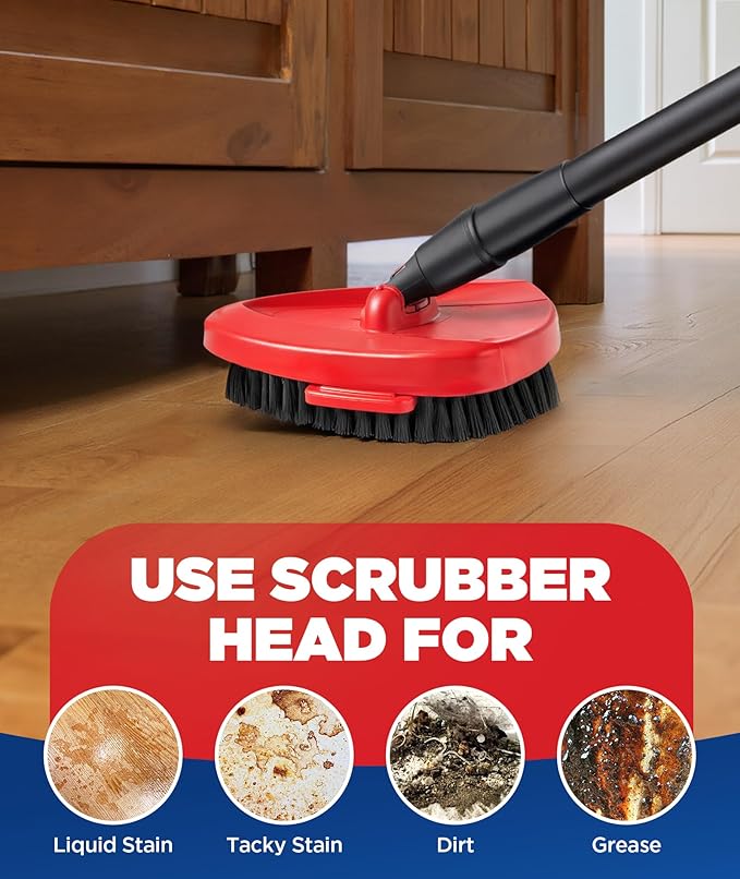 4-in-1 Mop Heads Replacements for O Cedar EasyWring 1 Tank System, Includes 1