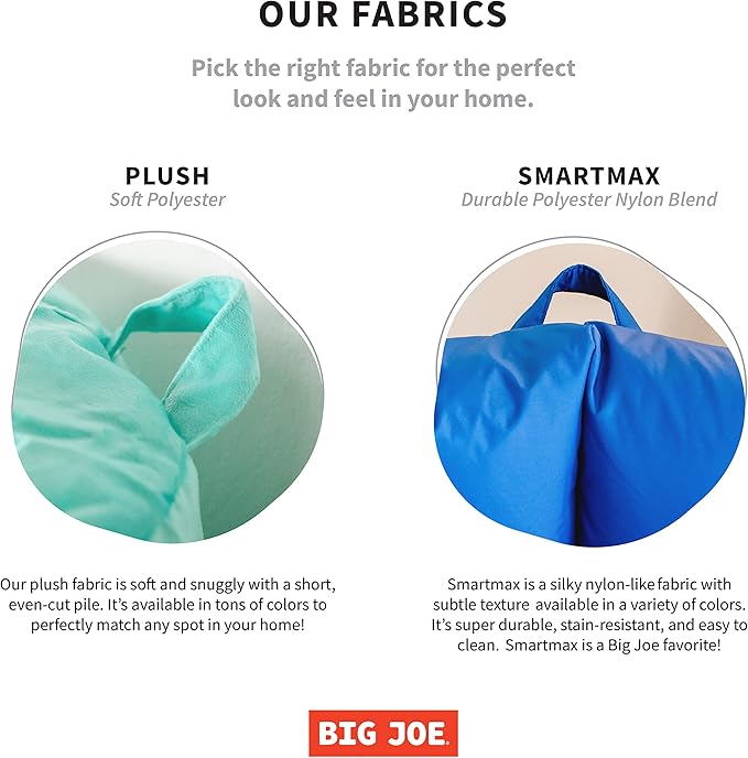 Big Joe Milano Beanbag Chair Kid's Sapphire Smartmax