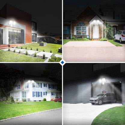 SANSI Outdoor LED Security Motion Sensor Outdoor Flood Lights… (White, 36W)