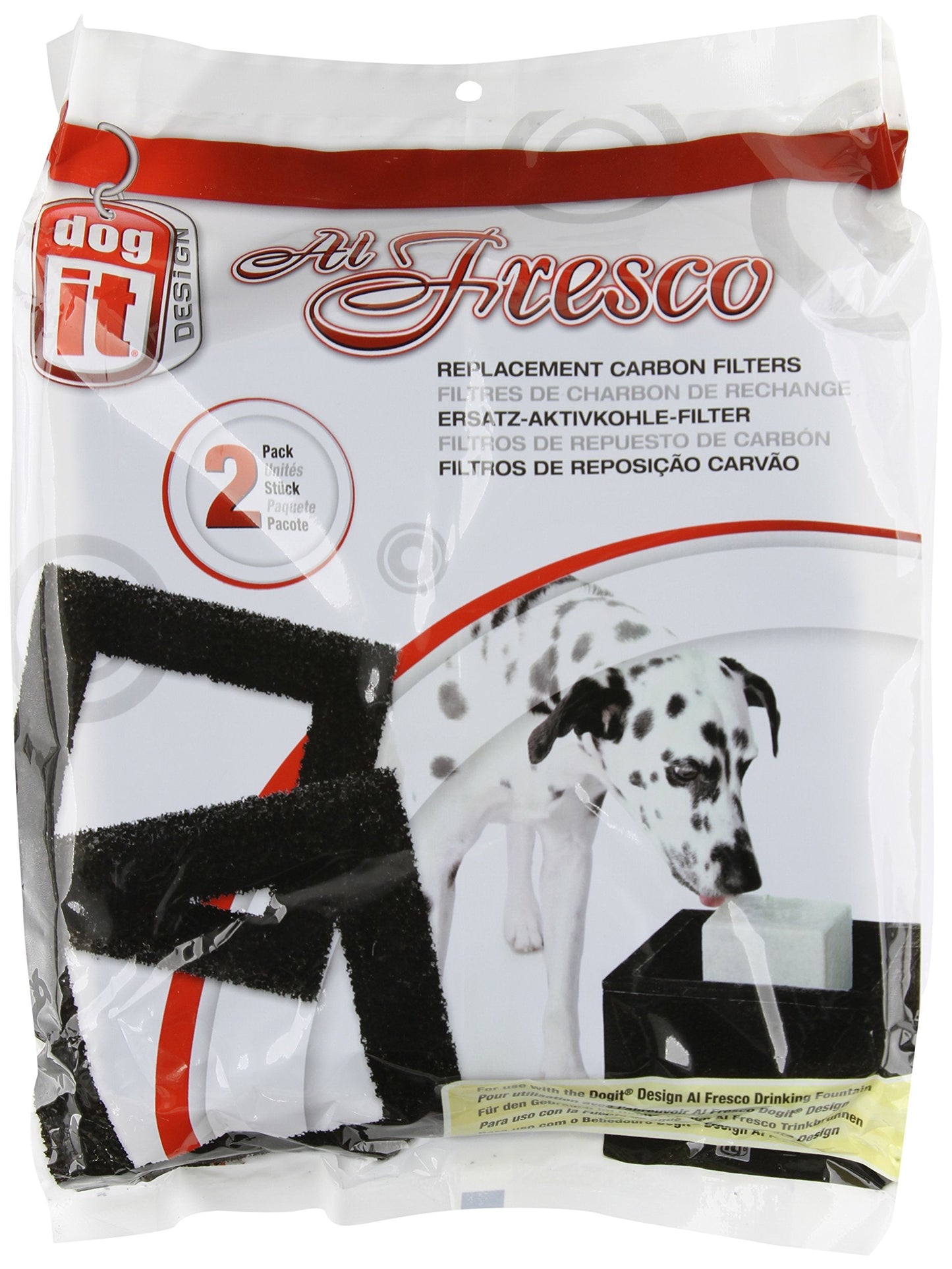 Dogit Design Alfresco Outdoor Drinking Fountain Replacement Filter Cartridges