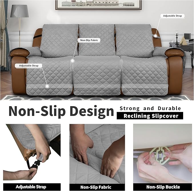 Easy-Going Oversized Recliner Sofa Cover, Reversible Couch Cover