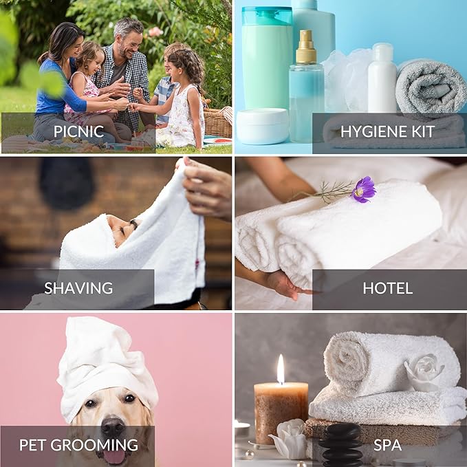 White 16x27 Inch Cotton Blend Economy Hand Towels Salon/Gym/Hotel Super use