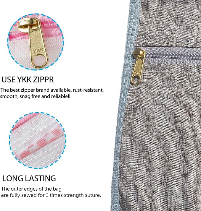 Laundry Clothespin Bag for Clothesline Outdoor, Clothes pin Bag