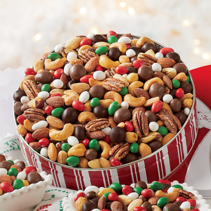 The Swiss Colony Ultimate Snack Mix - Sweet and Salty Variety Bridge Mix with Candy Coated Peanuts