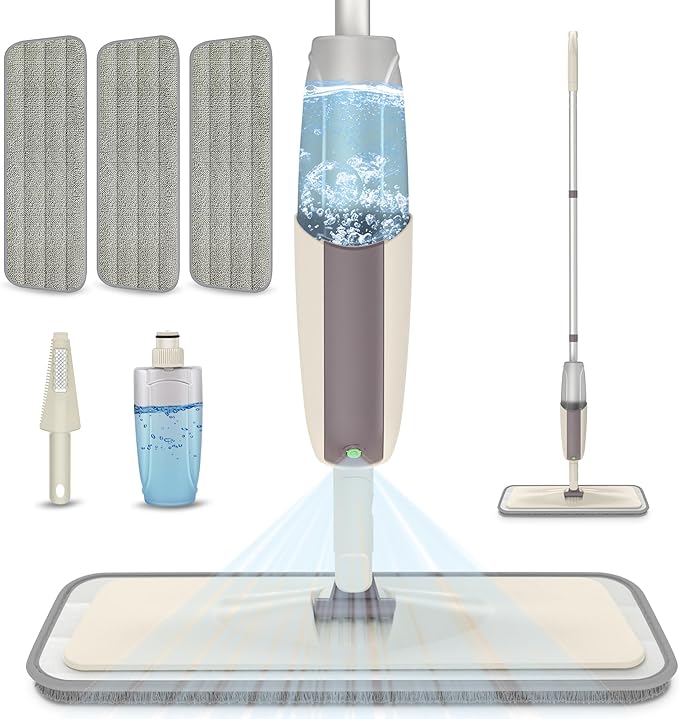 Spray Mops for Floor Cleaning: MEXERRIS Wet Mop
