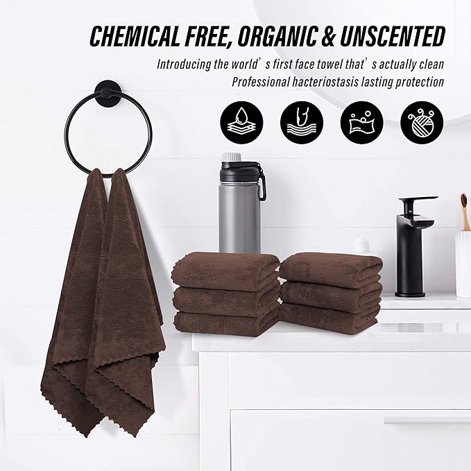 MOONQUEEN 6 Pack Premium Hand Towels