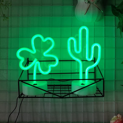 JYWJ Neon Signs with Holder Base,USB or 3-AA Battery Powered Neon Light,LED Table Decoration,Bedroom Wall Decoration,Birthday Gift,Wedding Supplies Business Gift (Christmas Tree)
