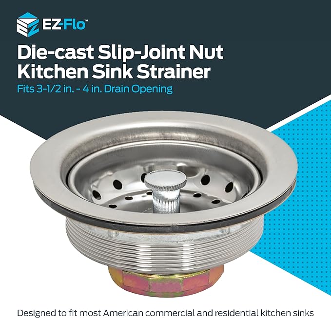 EZ-FLO Kitchen Sink Strainer