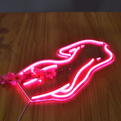 I'm So Happy You're Here Neon Sign for Wall Décor Dimmable LED Neon Light USB Powered Neon Art Signs Decor