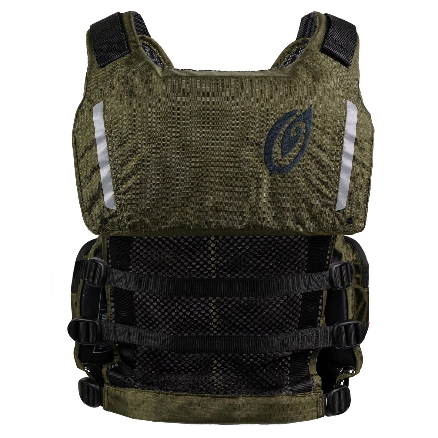 Old Town Lure Angler II Men's Front-Zip Life Jacket, L/XL, Moss