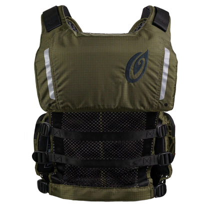 Old Town Lure Angler II Men's Front-Zip Life Jacket, L/XL, Moss