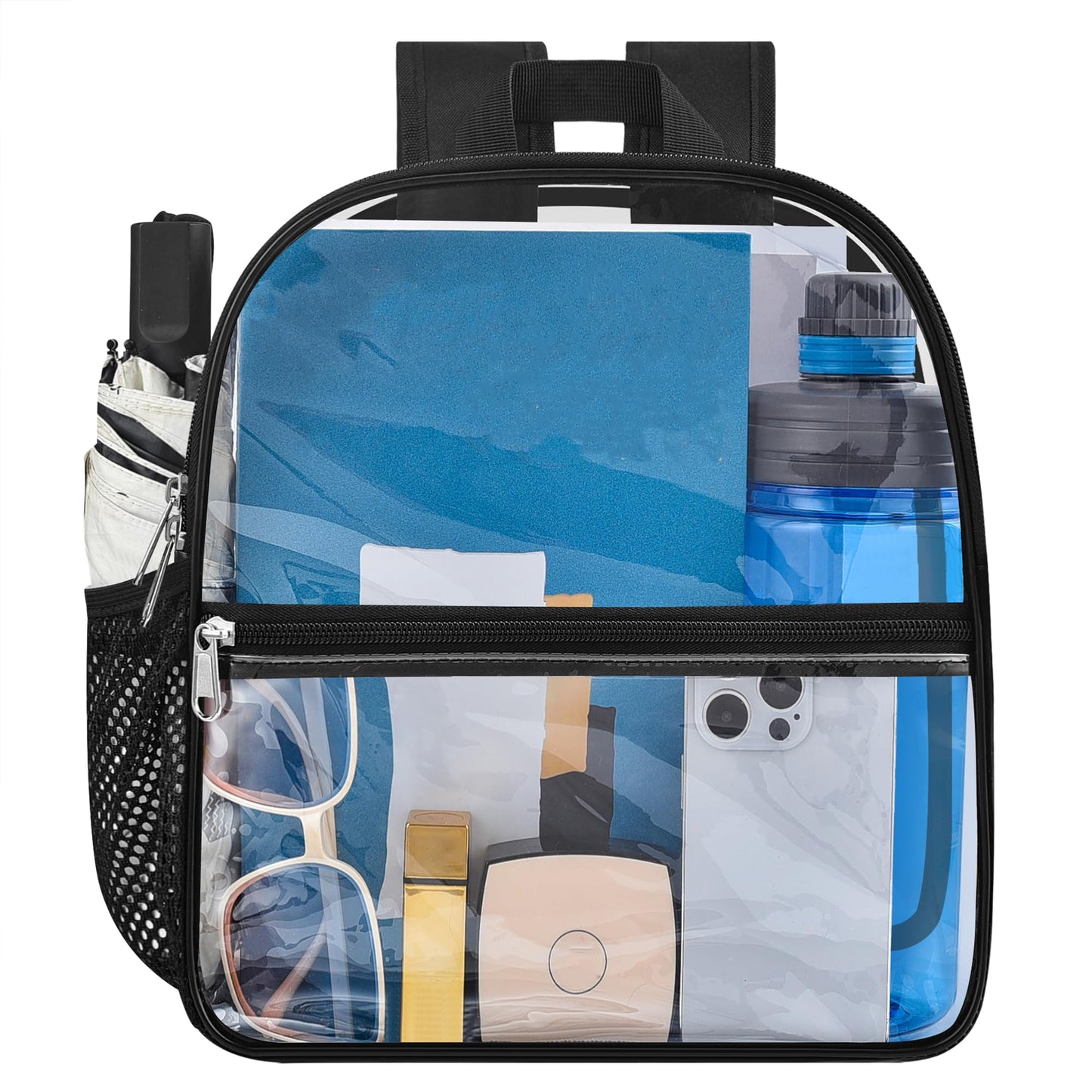 Oraben Clear Backpack for Stadium Events Clear Bag Small Stadium Backpack Waterproof 12x6x12 for Women Men Adult Concert Sports