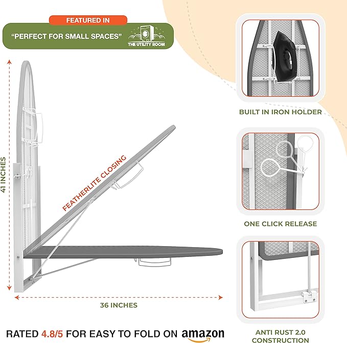 Xabitat Wall Mounted Ironing Board