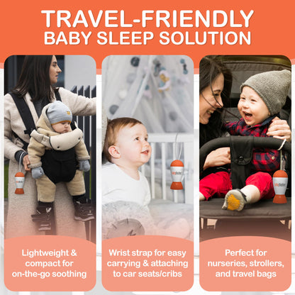 Baby Shusher - The Original Shhh Calming Sound Machine for Baby | Stops Fussy Crying Spells | for Parents, Pediatricians, Photographers | Portable for Travel | 15 or 30 Minute Timer