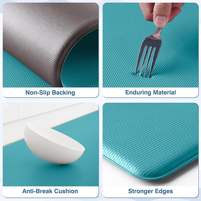StepRite Kitchen Mats, Cushioned Anti Fatigue Kitchen Mats