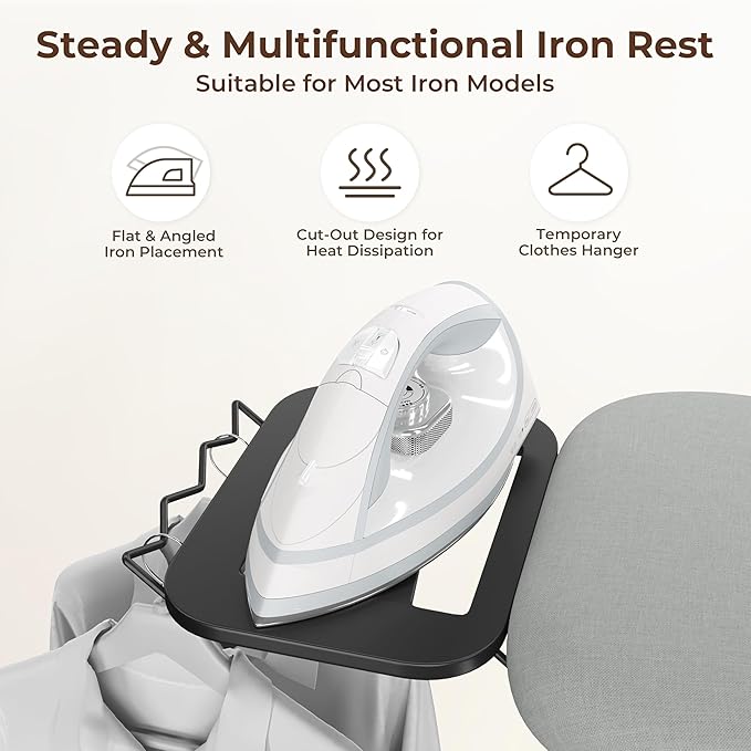 Yaheetech Foldable Ironing Board, Heavy Duty Iron Board