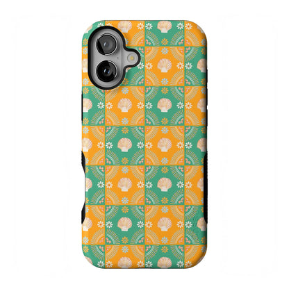 Casely iPhone 16 Plus Case | Blue Stripes | Sunday Best | Compatible with MagSafe | Bold Protective Design