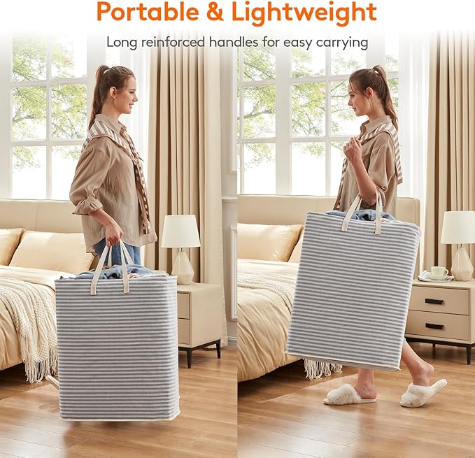 Lifewit Laundry Hamper Large Collapsible Laundry Basket, Freestanding