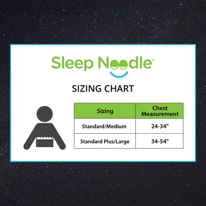 Sleep Noodle Positional Sleep Aid | Natural Anti-Snore Belt Teaches Sleeping on Side