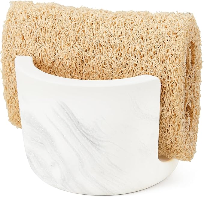 Diatomite Sponge Holder for Kitchen Sink Counter, Quick Drying, Fast Water