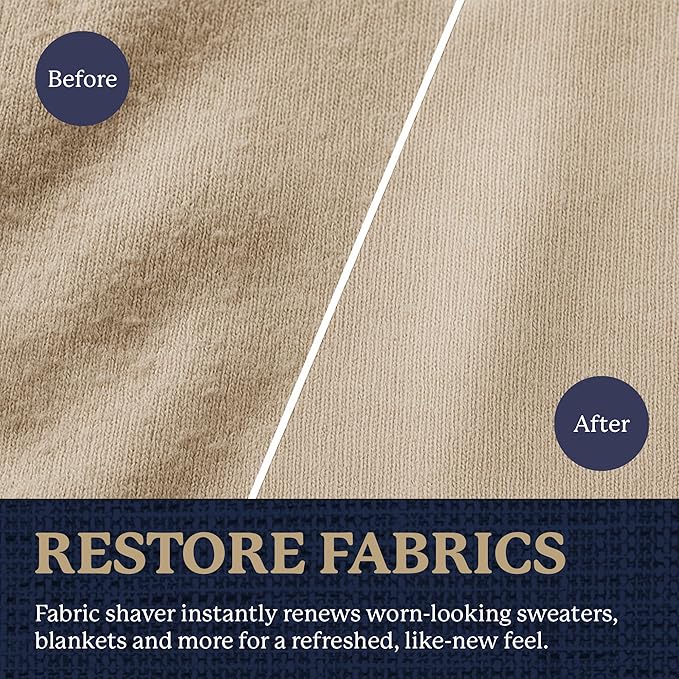 Farberware Fabric Shaver & Lint Remover Set–Battery Operated Sweater Shaver