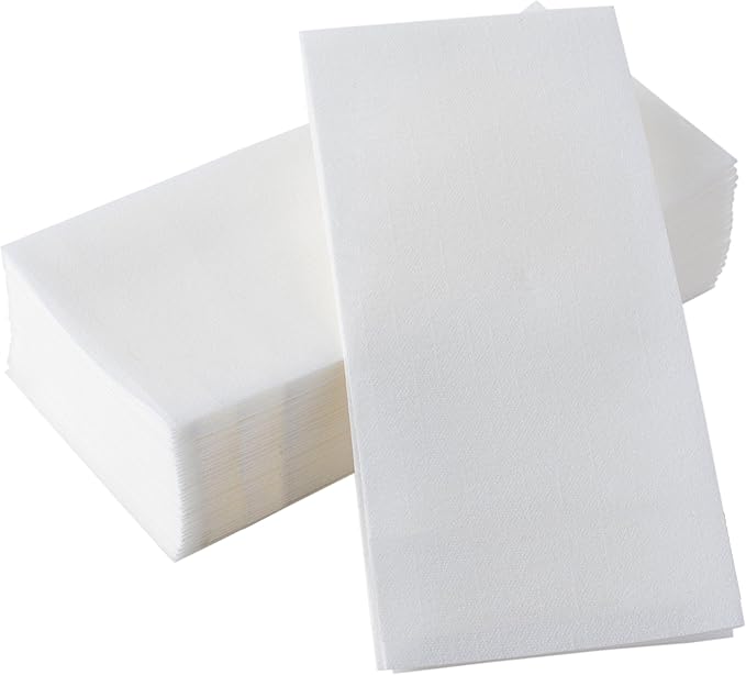 5000-Pack BloominGoods Disposable Bathroom Napkins | Linen-Feel Guest Towels |