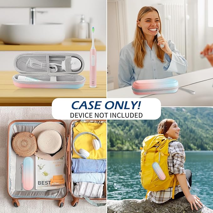 Toothbrush Travel Case for Oral B/Oral-B Pro 1000 1500 5000 7000 & Philips